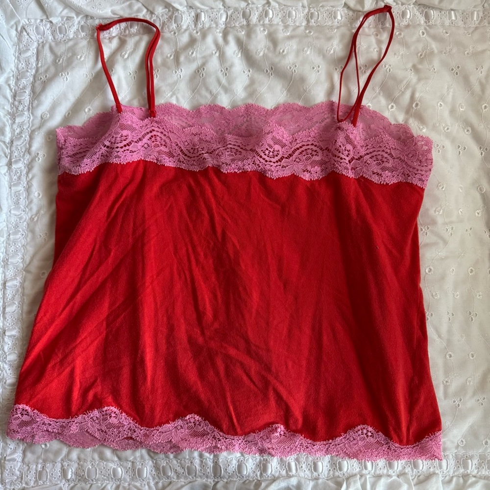 Rare Y2K Phi Beta Pink Victoria’s Secret PINK Cami - Picture 8 of 8